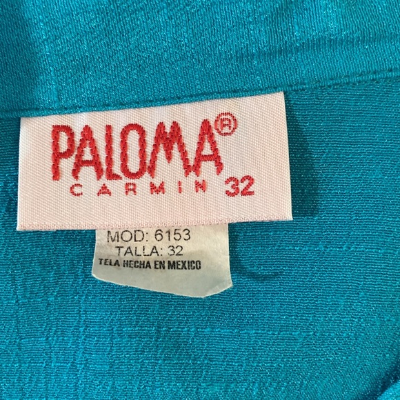 Paloma Carmin - Ladies 3/4 sleeve blouse. Size 32 - Picture 3 of 9